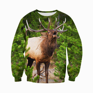 3D All Over Printed Elk Shirts And Shorts DT301002