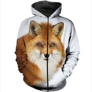 3D All Over Printed Fox Shirts And Shorts DT011114