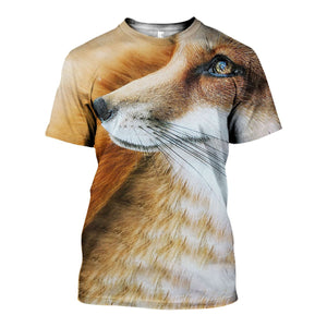 3D All Over Printed Fox Shirts And Shorts DT301017