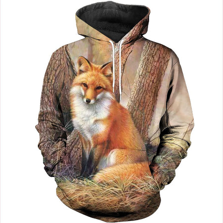 3D All Over Printed Fox Shirts And Shorts DT301019