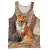 3D All Over Printed Fox Shirts And Shorts DT301019