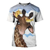 3D Printed Giraffe T shirt Hoodie DT100502