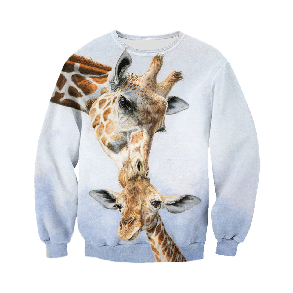 3D Printed Giraffe T Shirt Long sleeve Hoodie DT060607