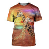 3D Printed Giraffe T Shirt Long sleeve Hoodie DT060603