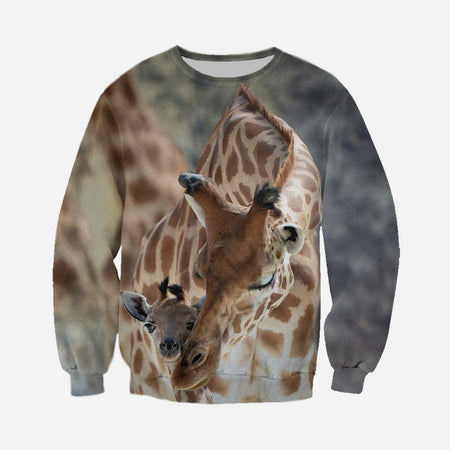 3D Printed Giraffe T Shirt Long sleeve Hoodie DT140504