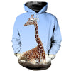 3D Printed Giraffe T Shirt Long sleeve Hoodie DT190508