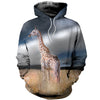 3D Printed Giraffe T Shirt Long sleeve Hoodie DT190502