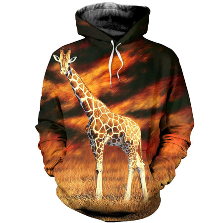3D Printed Giraffe T-shirt Hoodie DT070505