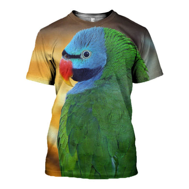 3D printed Green Parrot T-shirt Hoodie DT220701