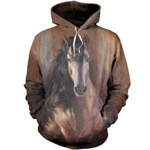 3D Printed Horse T shirt Hoodie DT110506