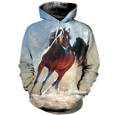 3D Printed Horse T-shirt Hoodie DT100508