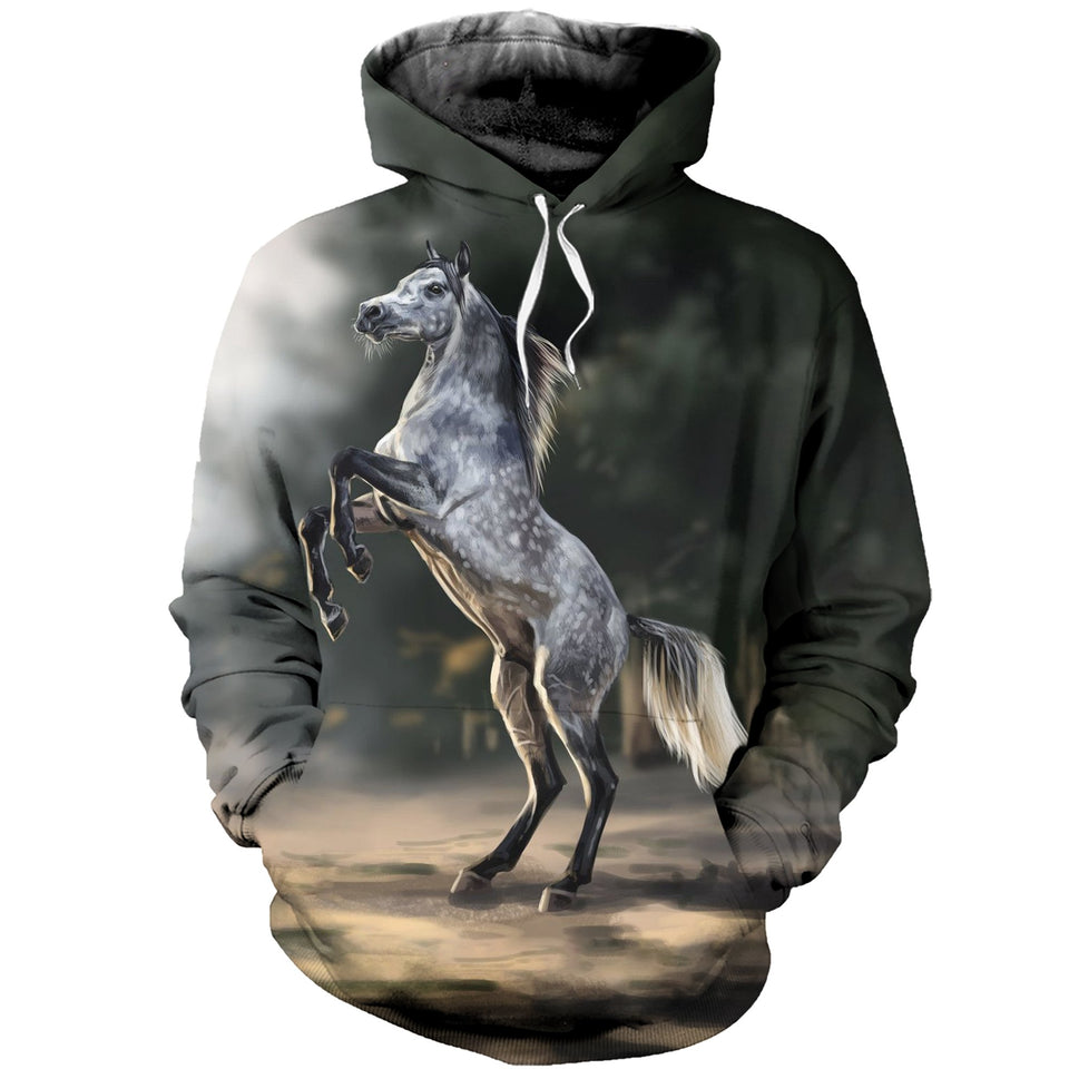 3D Printed Horse T-shirt Hoodie DT100506
