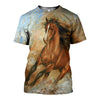 3D Printed Horse T-shirt Hoodie DT100504