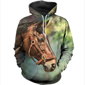 3D All Over Printed Horse Shirts And Shorts DT011106