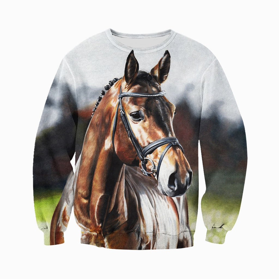 3D All Over Printed Horse Shirts And Shorts DT011107