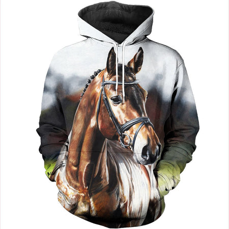 3D All Over Printed Horse Shirts And Shorts DT011107