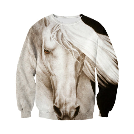 3D Printed Horse T Shirt Long sleeve Hoodie DT060610