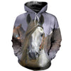 3D Printed Horse T Shirt Long sleeve Hoodie DT150504