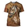 3D Printed Horse T Shirt Long sleeve Hoodie DT190509