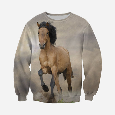 3D Printed Horse T Shirt Long sleeve Hoodie DT11121902