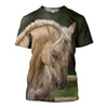 3D Printed Horse T Shirt Long sleeve Hoodie DT240504