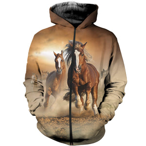 3D printed Horses Tops T-shirt Hoodie DT290606