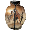 3D printed Horses Tops T-shirt Hoodie DT290606