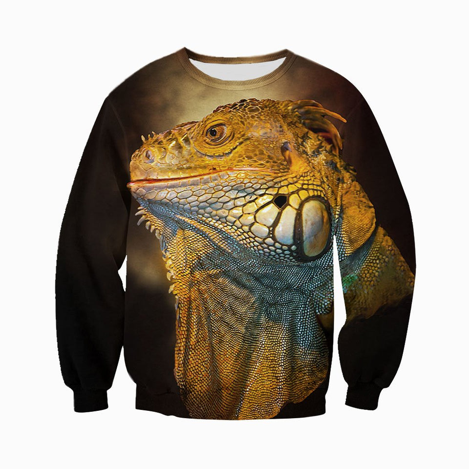 3D All Over Printed Iguana Shirts And Shorts DT011102