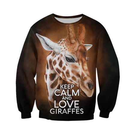 3D Printed Keep Calm and Love Giraffes Tops HD311001