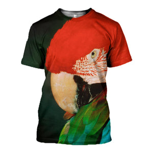 3D Printed Macaw T Shirt Long sleeve Hoodie DT060616