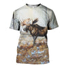 3D All Over Printed Moose Shirts And Shorts DT051104