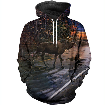 3D All Over Printed Moose Shirts And Shorts DT091107