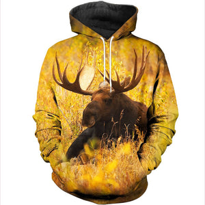 3D All Over Printed Moose Shirts And Shorts DT301005