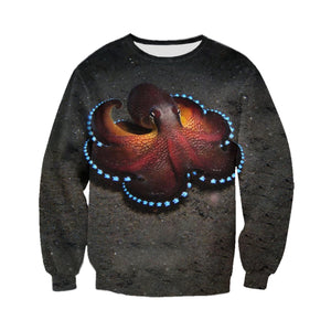3D Printed Octopus T Shirt Long sleeve Hoodie DT130604