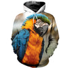 3D Printed Parrot T Shirt Long sleeve Hoodie DT150503