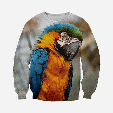 3D Printed Parrot T Shirt Long sleeve Hoodie DT150503
