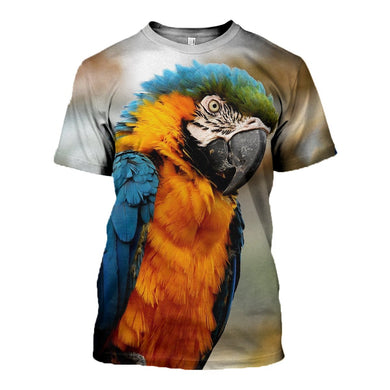 3D Printed Parrot T Shirt Long sleeve Hoodie DT150503