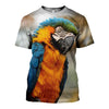 3D Printed Parrot T Shirt Long sleeve Hoodie DT150503