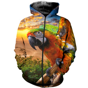 3D printed Parrot T-shirt Hoodie DT020706