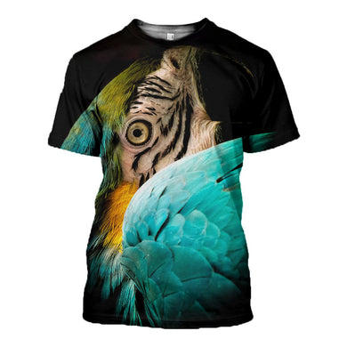 3D Printed Parrot T Shirt Long sleeve Hoodie DT060617