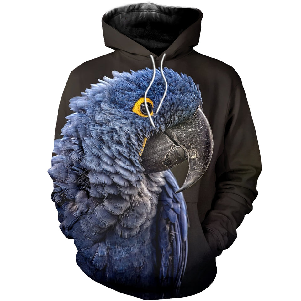 3D Printed Parrot T Shirt Long sleeve Hoodie DT220503