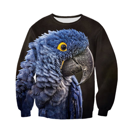 3D Printed Parrot T Shirt Long sleeve Hoodie DT220503