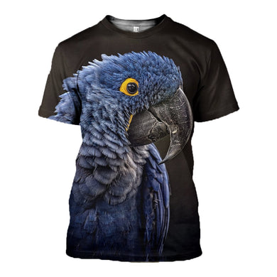 3D Printed Parrot T Shirt Long sleeve Hoodie DT220503
