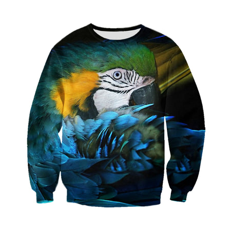 3D Printed Parrot T Shirt Long sleeve Hoodie DT230501