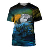 3D Printed Parrot T Shirt Long sleeve Hoodie DT230501