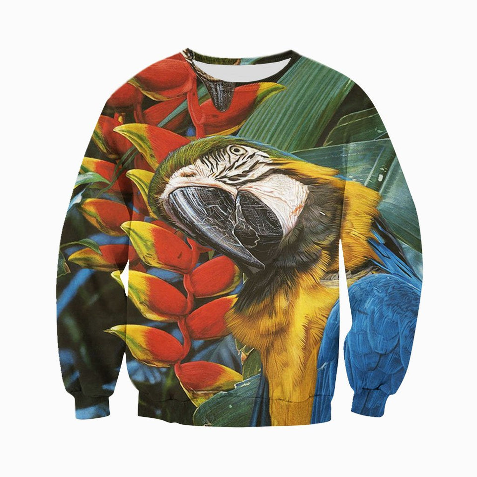 3D All Over Printed Parrot Shirts And Shorts DT301016