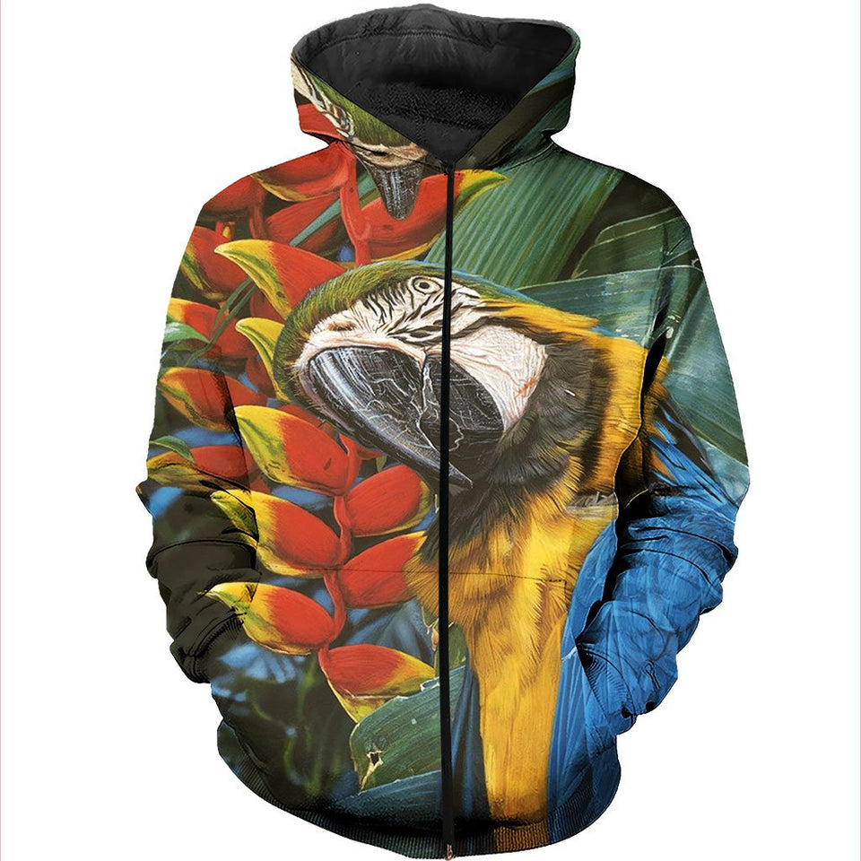 3D All Over Printed Parrot Shirts And Shorts DT301016