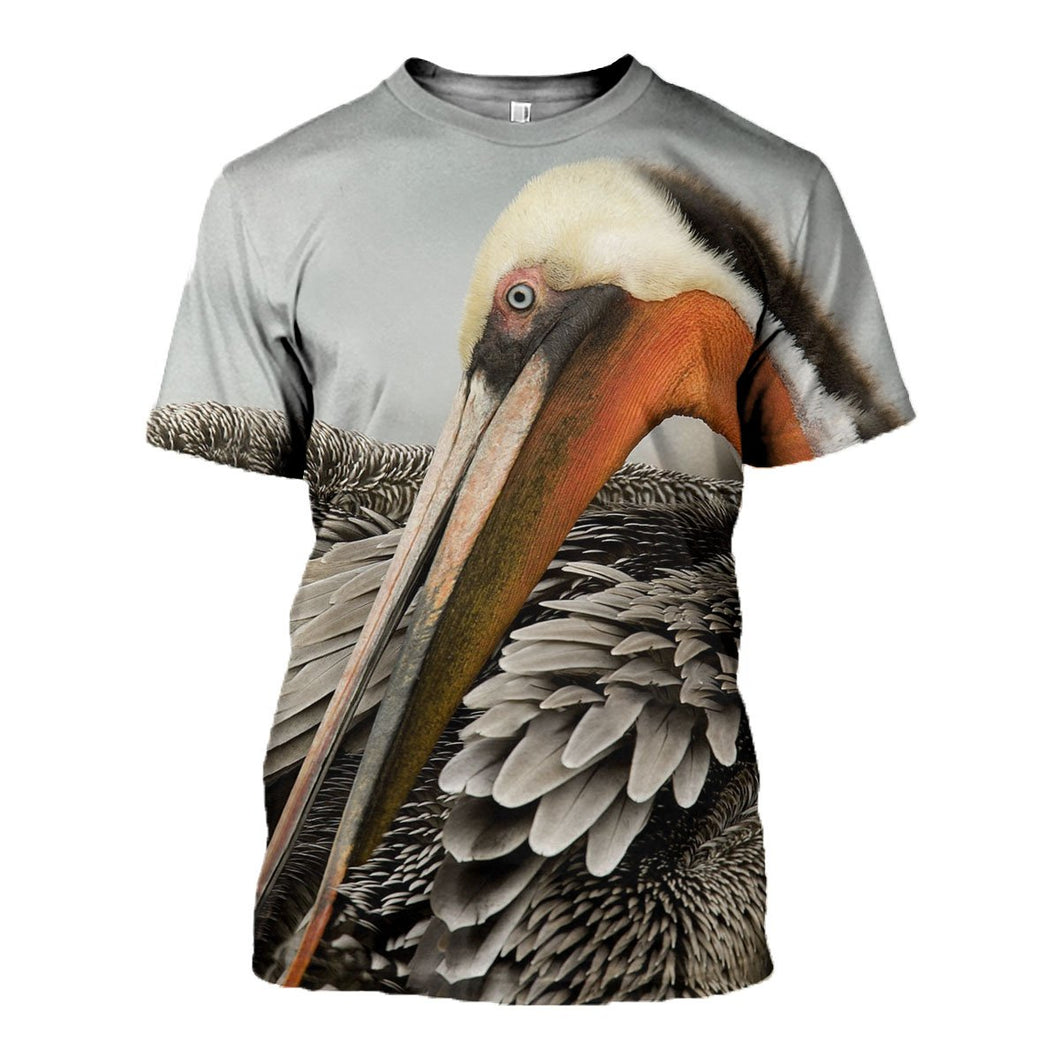 3D printed Pelican T-shirt Hoodie DT010809