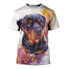 3D Printed Rottweiler Hoodie T-shirt DT050505