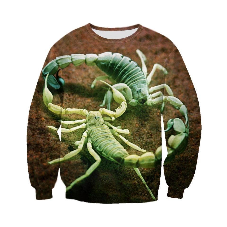 3D Printed Scorpio T Shirt Long sleeve Hoodie DT180601